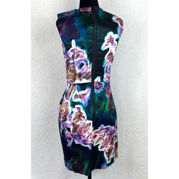 MILLY • Abstract Printed Sleeveless Mini Dress, 4 - Picture 5 of 14